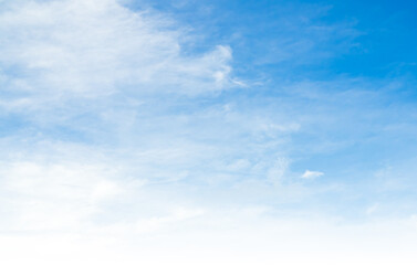 Obraz premium Sky cloud blue nature background paronama web cloudy summer winter season day, light beauty horizon spring brigth gradient calm abstract backdrop air nature view wallpaper landscape environment