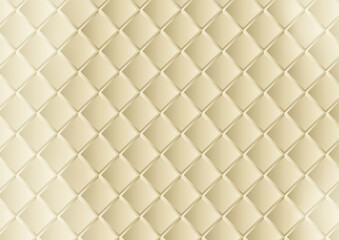 Luxury Gold Quilted Diamond Pattern Background Vector