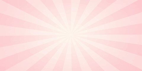 An abstract pink sunburst background featuring a vintage radial vector design with retro light rays and orange star burst lines for a vibrant sky shine pattern wallpaper