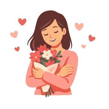 Self-love and flowers on Valentine's Day