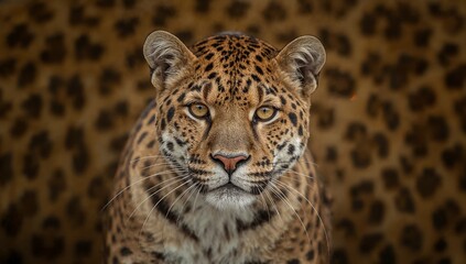 Obraz premium close up portrait of a leopard