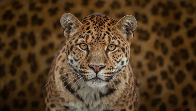 close up portrait of a leopard