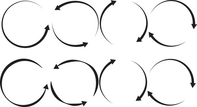 Percentage increase and decrease symbols
