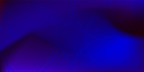 Fototapeta premium Abstract Blue Background with Radiating Lines: Modern Round Ring Circle Banner Graphic Template elegant pattern