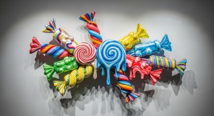 Colorful Candy Assortment - A Sweet Delight.