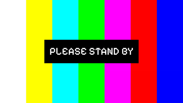 Classic Television Please Stand By Test Pattern