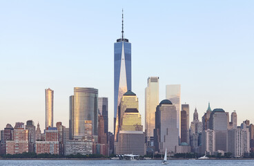 Naklejka premium New York City skyline, United States.