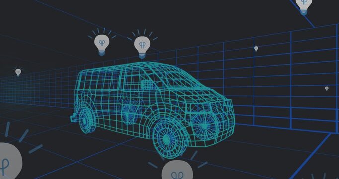 Animation of animation of animation of animation of animation of van