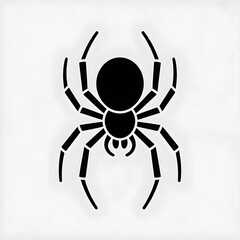 spider on a white background