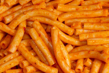 Makkaroni mit Tomatenso&szlig;e