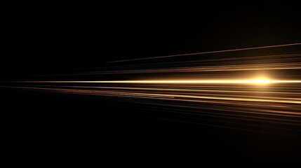 Golden Trail: Dynamic lines of light streak across a dark backdrop, creating a sense of forward motion and energy. Capturing an ethereal journey into the unknown. 