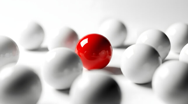 Business differentiation strategy concept illustration