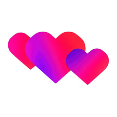 Creative Valentine Heart Illustration for Romantic Background, Generative AI