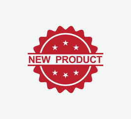 Obraz premium New product vector stamp symbol for marketing and retail