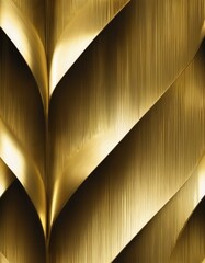Vertical Brushed Brass Background with Gold Tone