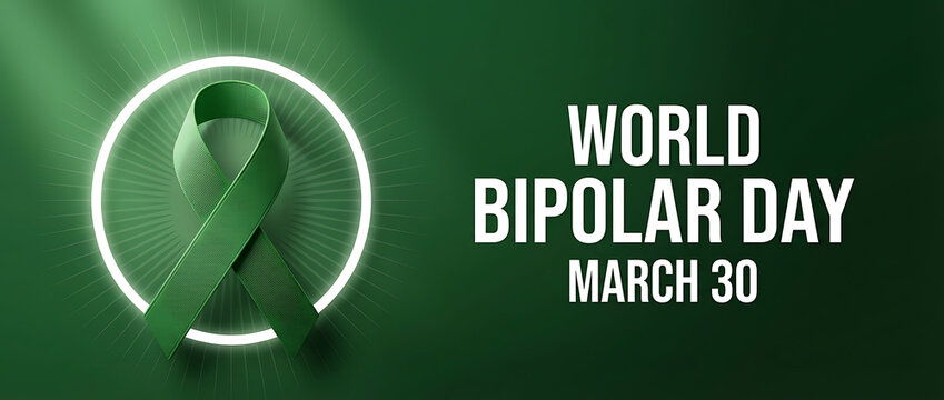 World Bipolar Day. March 30. Suitable for greeting card, poster. NEW world bipolar day