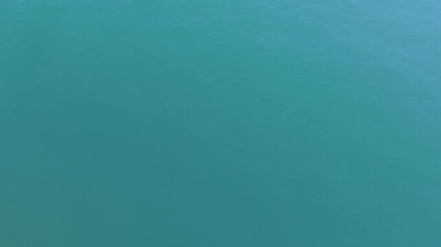 Overhead drone shot capturing abstract earth textures divided by contrasting natural colors.