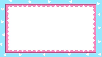 Simple design blank frame, cute frame for kids colorful and cheerful, invitation, notebook, postcard, cute frame, bookmark,certificate for kids and children in kindergarten or primary grades	
