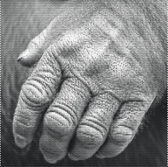 halftone texture elephant skin animal wrinkled detail wildlife nature gray leather safari background pattern texture © AfsanaBinteSalam