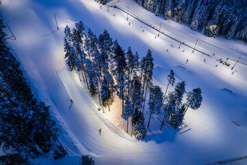 Ski and entertainment center