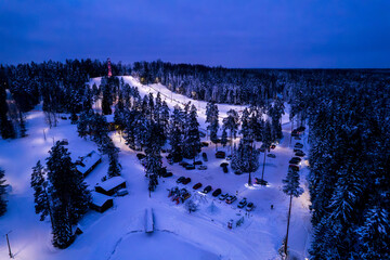 Ski and entertainment center