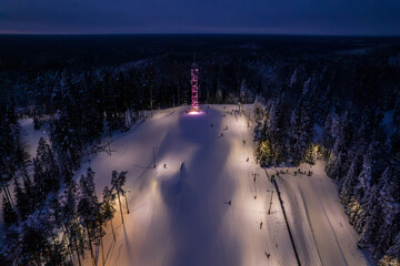 Ski and entertainment center
