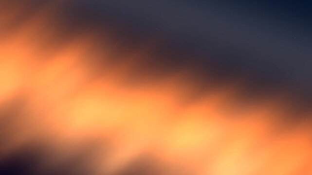 Sunset sky background. Orange and black cloudy texture. Gradient evening sky. Natural landscape backdrop. Dramatic clouds. 