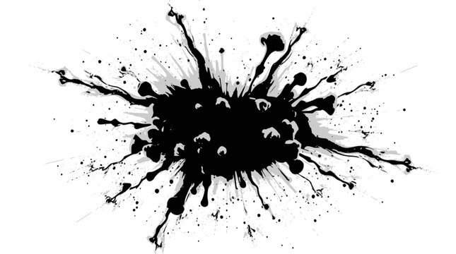 A simple two-dimensional representation of a central cup surrounded by four triangles, minimalist geometric design.