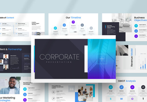 Corporate Plan Presentation Template