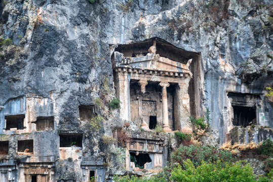 Amyntas Rock Tombs, Fethiye (Ancient Telmessos), Turkey