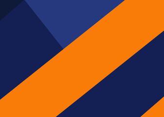 Colorful geometric background in blue and orange, abstract.