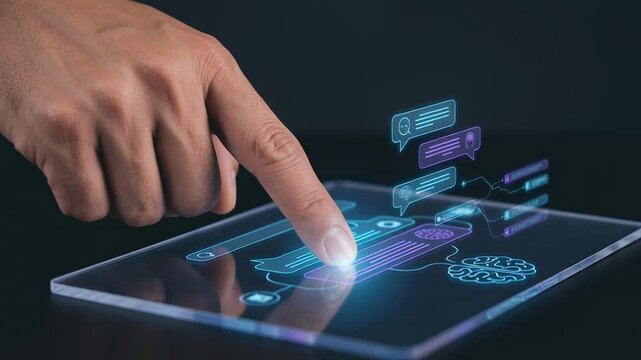 AI agent software development with machine learning and LLM code workflow automation, productivity, advanced bot technology digital interface interaction
