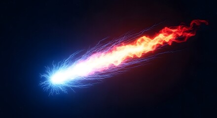 Energy Collision Lightning and Flame Effects