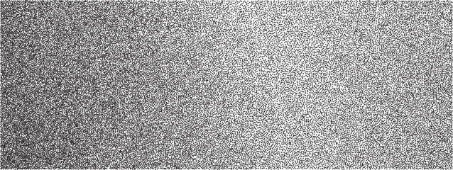 Fototapeta premium Dot grunge with background grain silver and texture. Metal noise white with overlay and dot. Grunge background circle round smooth dissolve sparkle glitter soft poster birthday black metallic surface.