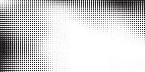 Abstract halftone pattern with gradient effect a monochrome background for graphic design and digital art isolated on white EPS Vector