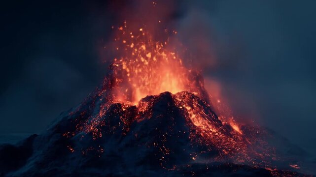 active volcanic eruptions are very hot