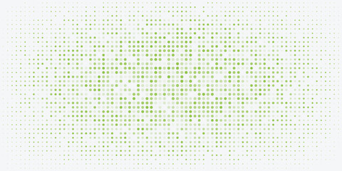 Dots halftone yellow green color pattern gradient texture background. © wahyu