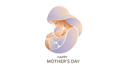 Obraz premium Happy mothers day mom motherhood love family concept