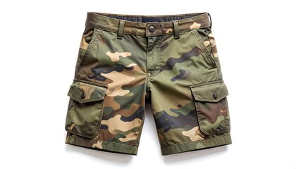 Camouflage Cargo Shorts for Men.