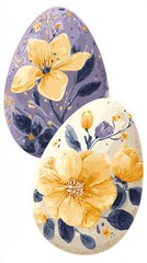 Happy Easter greeting card. Vector graphics