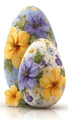 Happy Easter greeting card. Vector graphics