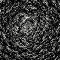 Dark swirling rock texture with light in the center, abstract grunge background with rough surface...