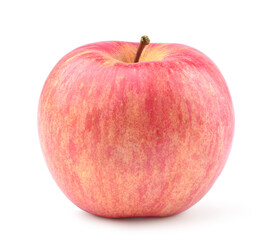 Fuji apple isolated on white.