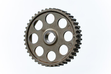 Gear on a white background