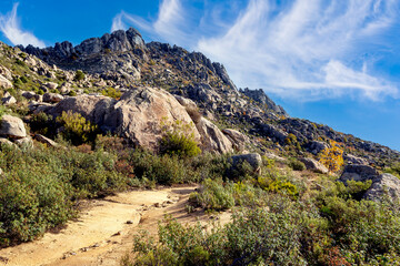 Camino en la Sierra de La Cabrera