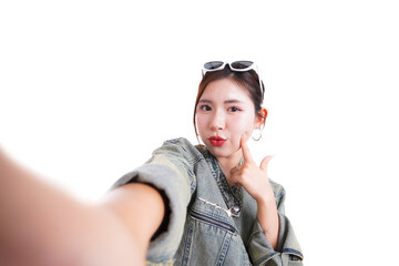 Selfie: An engaging individual captures a moment in a spontaneous selfie, expressing confidence and style with a touch of personal flair.