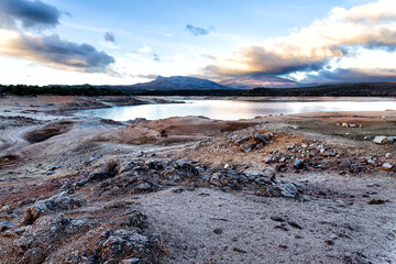 Sequ&iacute;a en el embalse de El Atazar