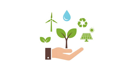 Environmental Protection and Green Energy Concept