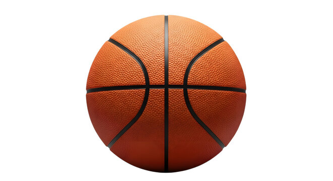 Basketball isolated on transparent background