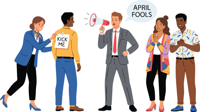 People reacting to April Fools joke.